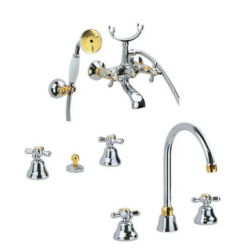 Set rubinetti fori lavabo - set, 3