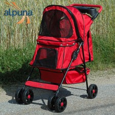 Alpuna Tierbuggy Artur Rosso / Pet Passeggino Cane Costanzo Pet Auto Hundebuggy