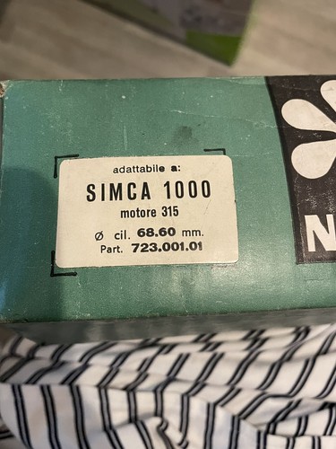 Serie pistoni simca 1000 - simca,