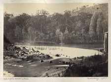 4 Photos - France Anduze Gard - Environs d'Anduze - Tirages albuminés 1870 - 