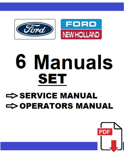 3910 ford set trattore manuale - set,