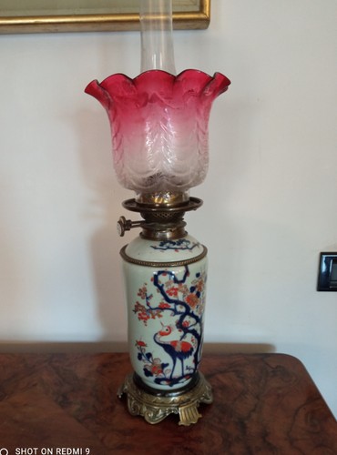 Lampada olio antica hinks - olio,
