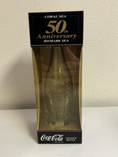Bottiglia Coca Cola 50° ANNIVERSARIO Bismark Bottiglia Contorno Mare Corallo
