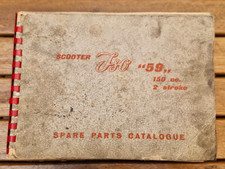 Catalogo ricambi Iso Scooter "59" Milano Raro
