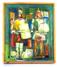 COPPIA DI PUPI SICILIANI -