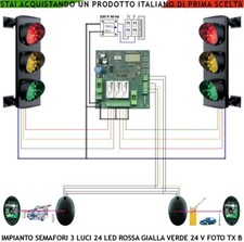 Semaforo Kit Impianto 3 Luci