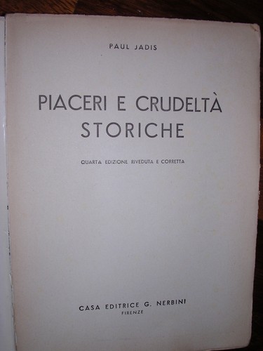 Paul jadis piaceri - jadis, e