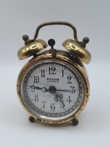 Vintage blessing alarm - blessing, clock