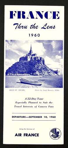 1960 air france - france, thru