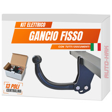 Gancio di traino fisso per BMW X3 F25 09.2010/10.2017 + kit 13p.