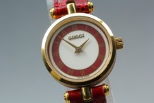 [Ecc+5] Orologio da donna GUCCI 2000L 21mm Sherry Line quadrante bianco...