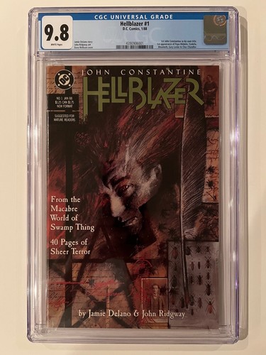 Hellblazer cgc 8 nm - 9.8, nm/m