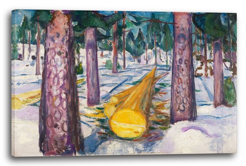 Tela cornice edvard munch - munch,