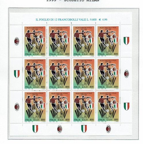 1999 italia minifoglio - 1999,