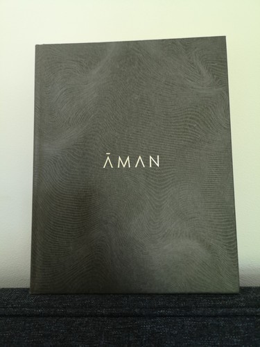 Aman hotels coffee - table, book/