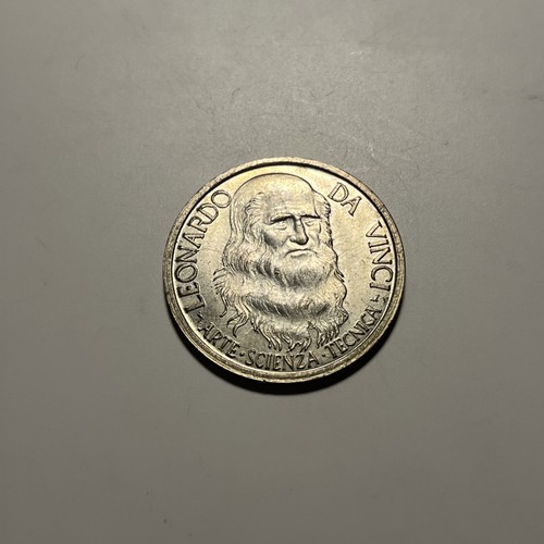 Gettone leonardo vinci - da,