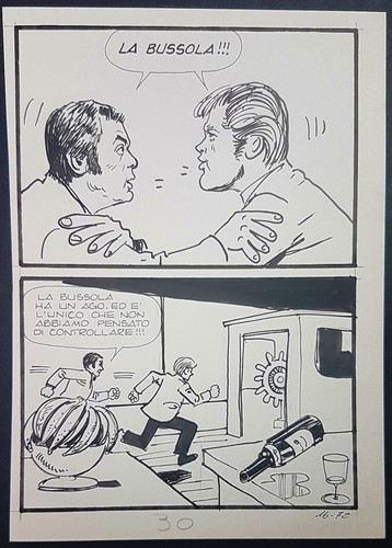 Milo manara tavola originale - manara,