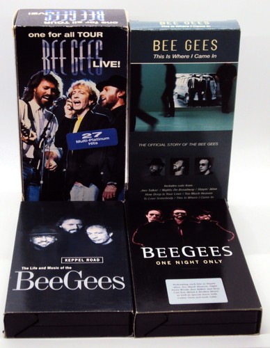 Bee gees vhs video - bee, tapes