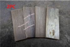2pz Coltello Foglio Corno di Bufalo Giallo Fiore Naturale Piastra Manico Materiale