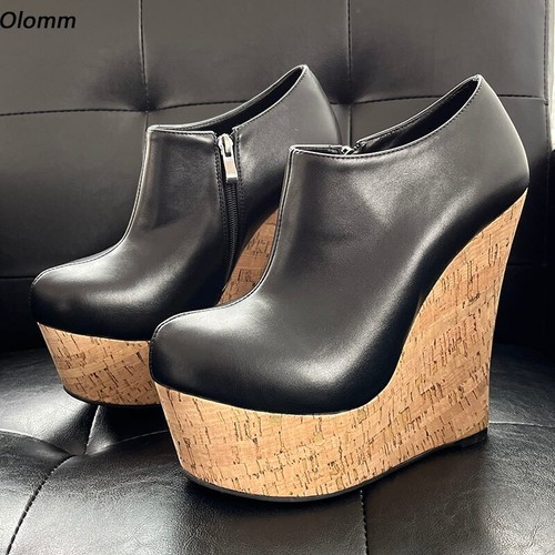 Scarpe donna decolte plateau