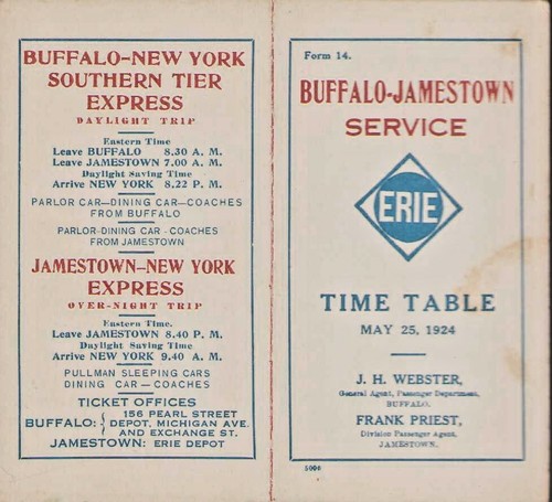 1924 ferrovie erie buffalo - 1924,