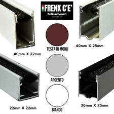 PROFILI IN ALLUMINIO PER LASTRE DI POLICARBONATO ALVEOLARE E COMPATTO