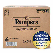Pampers Baby Dry Taglia 6 102