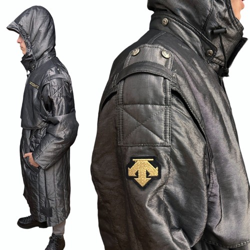 Parka sci lungo metallizzato