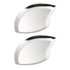  2 Pcs Vassoi Acciaio Inox Per