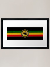 Distintivo banner leone rasta
