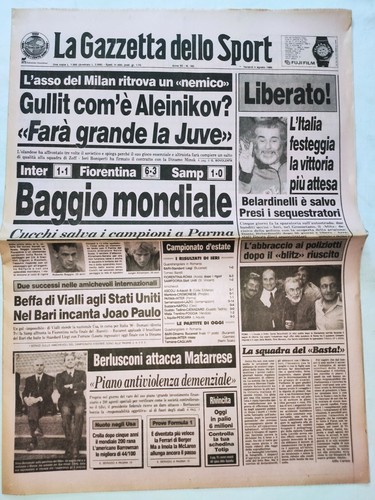 Gazzetta dello sport agosto - sport,