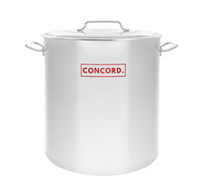 CONCORD Pentola in acciaio inox con coperchio