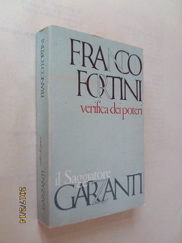 Franco fortini verifica - fortini, dei