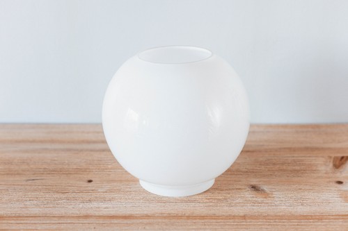 Bel abat jour opaline blanc - opaline,