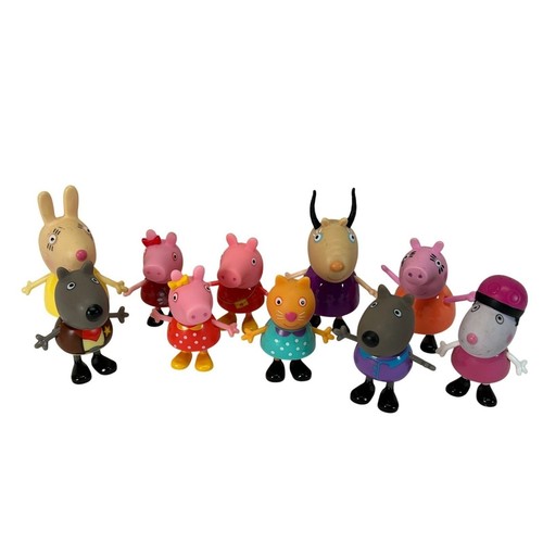 Peppa pig friends family 10pc - peppa,