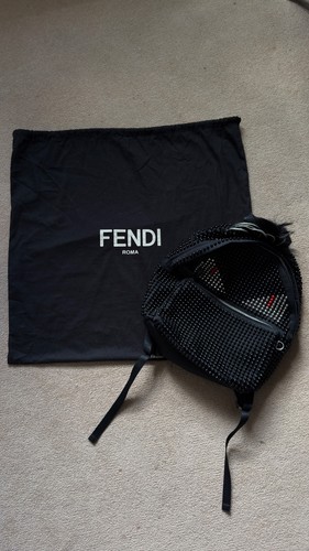 Zaino con borchie fendi - zaino,