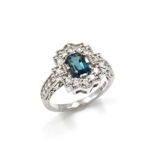 Anello in oro bianco 18 kt IGI
