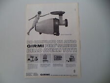 advertising Pubblicità 1967 GIRMI TRITACARNE MEC