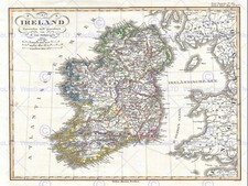 87199 PERTHES' MAP IRELAND