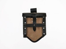 WW2 Wehrmacht borsa pieghevole 1° modello borsa vanga pieghevole nera