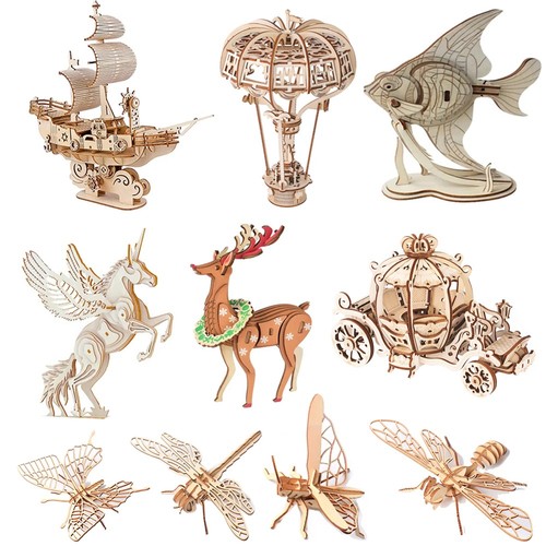 Puzzle bassotto legno 3d - puzzle,