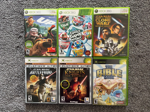 Xbox 360 games - (six, games)