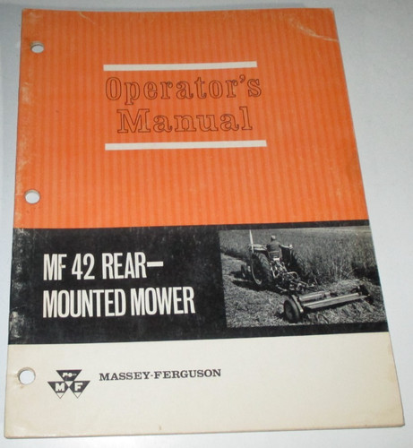 Massey ferguson manuale - mf, 42