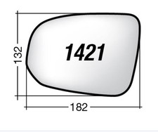 Per Volvo XC60 da 2017 Vetro