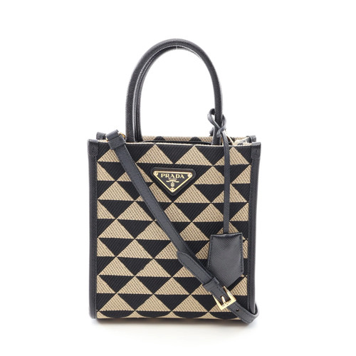 Prada triangolo jacquard 2way - prada,