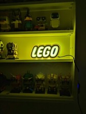 Lego Lampada led 3D Insegna targa luminosa Logo light costruzioni