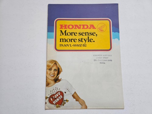 Brochure vendita moto honda - vendita,