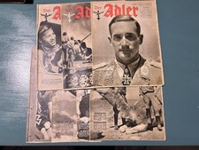 7 Riviste Militari Der Adler Aeronautica Germanico Anno 1942/1943