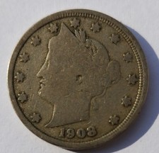 MONETA DA 5 CENT LIBERTY DEL