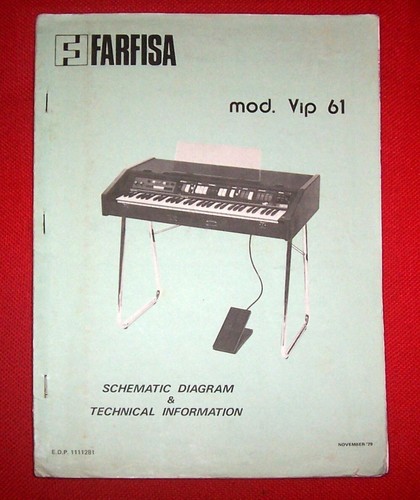 Farfisa vip service manual - service,